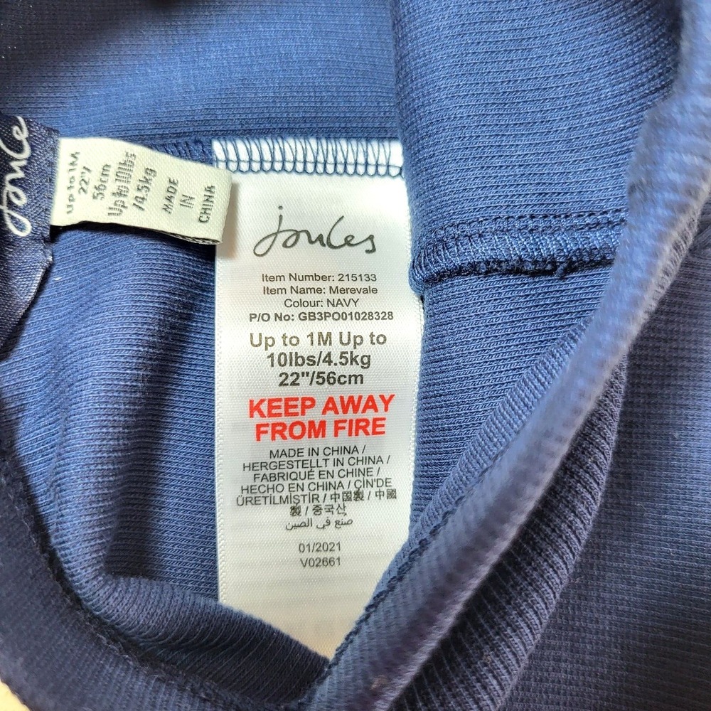 Joules Paula Beach Bunny Pink Shirt Solid & Striped Pant 3 piece month to 10 # - Picture 12 of 16